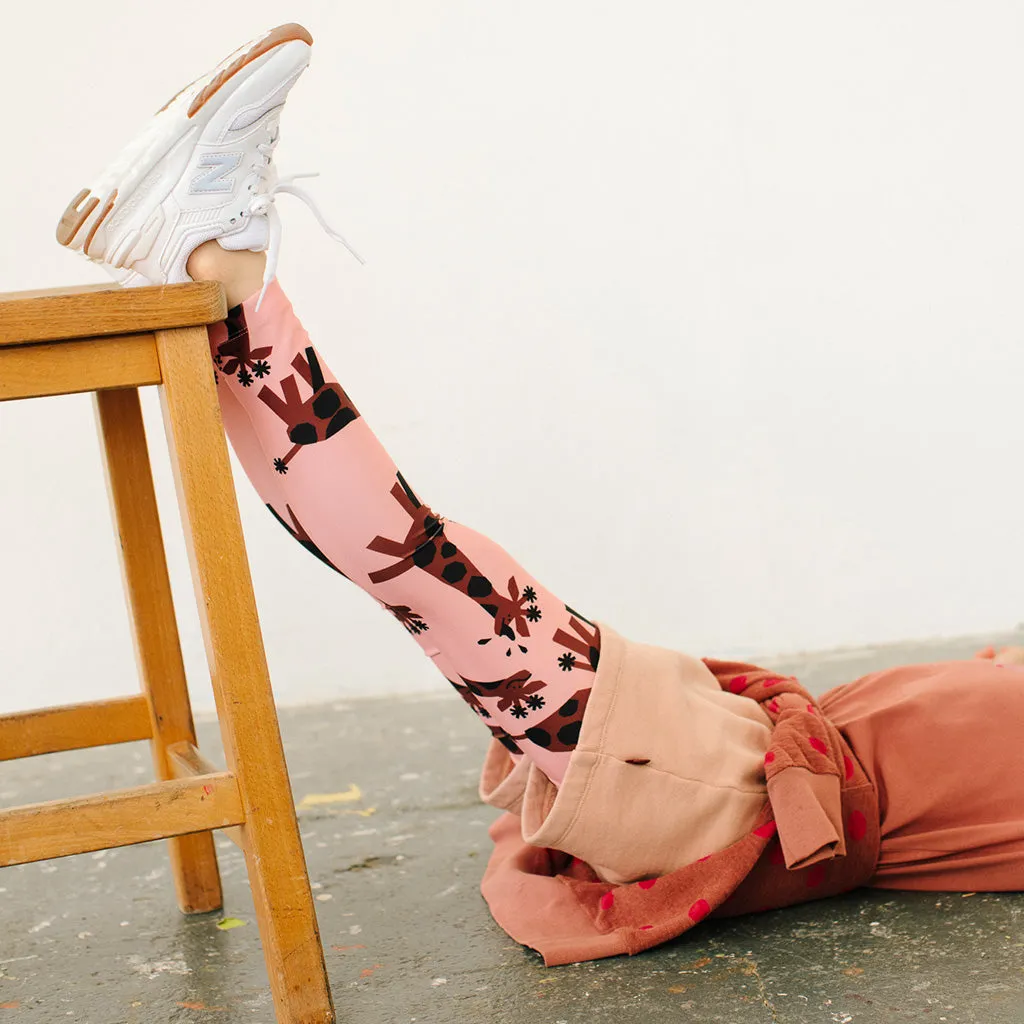 Legging Disco Blush Pink Red