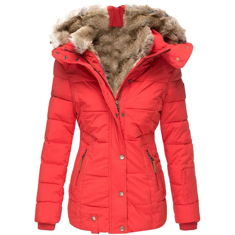 Liana | Elegant fur-lined coat