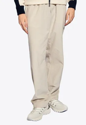 Logo-Embroidered Corduroy Pants