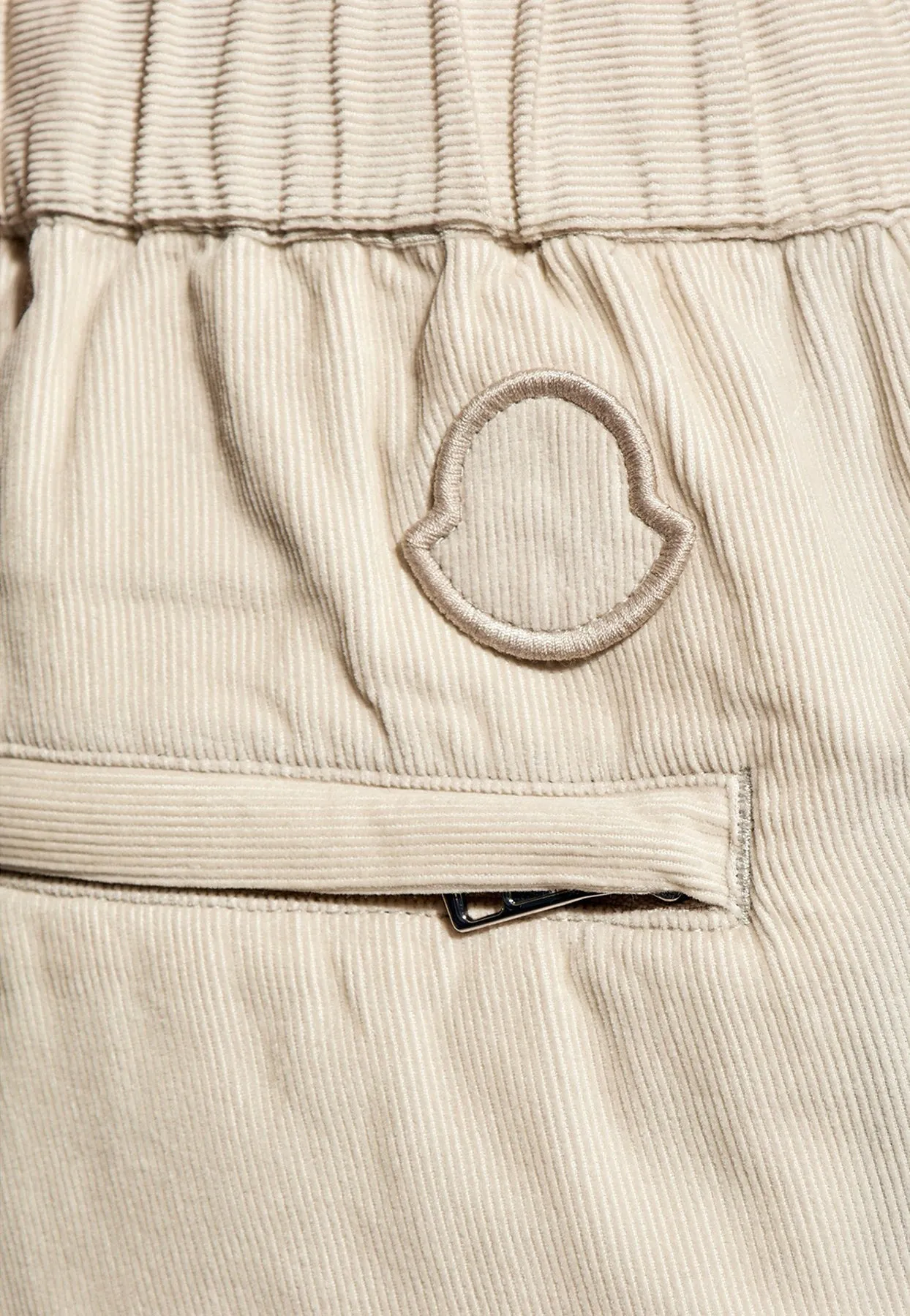 Logo-Embroidered Corduroy Pants
