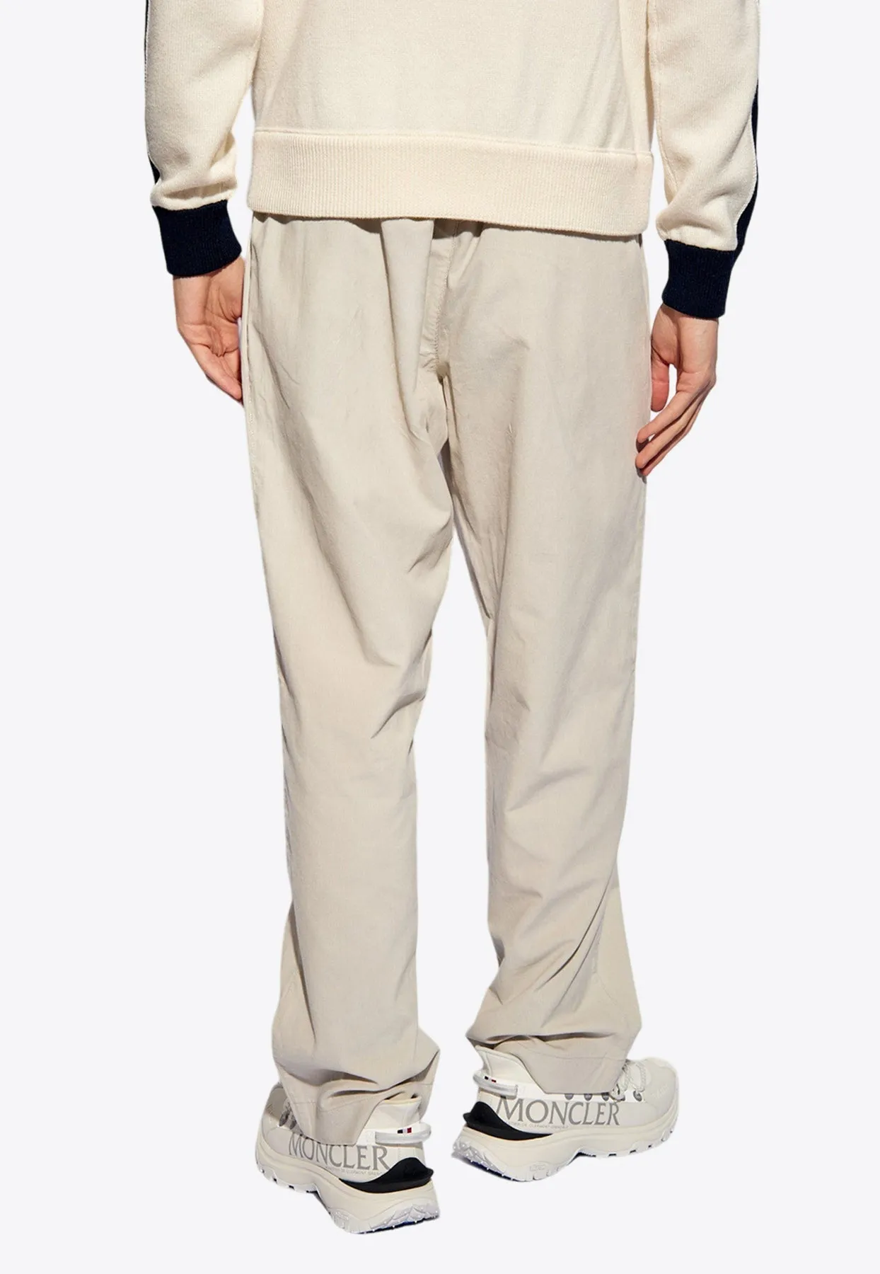 Logo-Embroidered Corduroy Pants