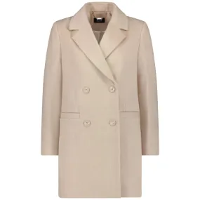 Maria Women's Wool Blazer - Oatmeal