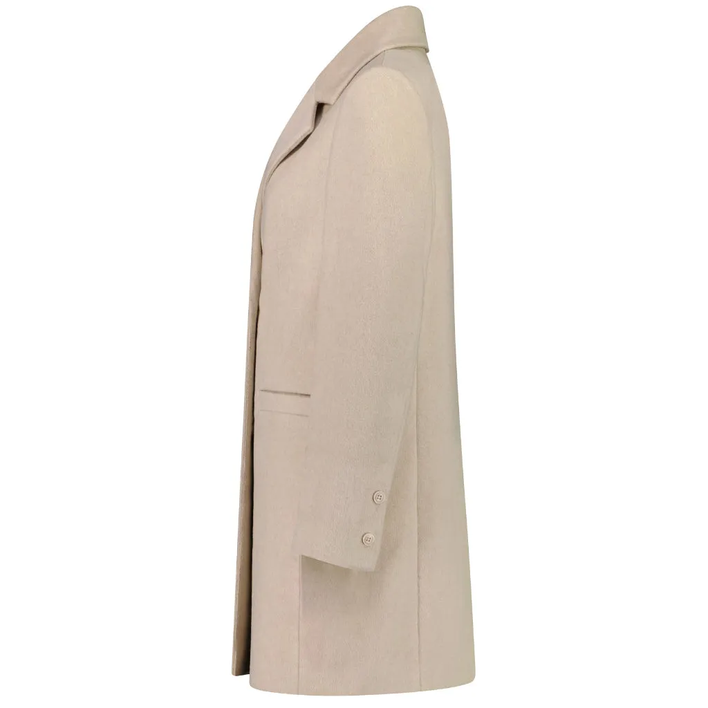 Maria Women's Wool Blazer - Oatmeal