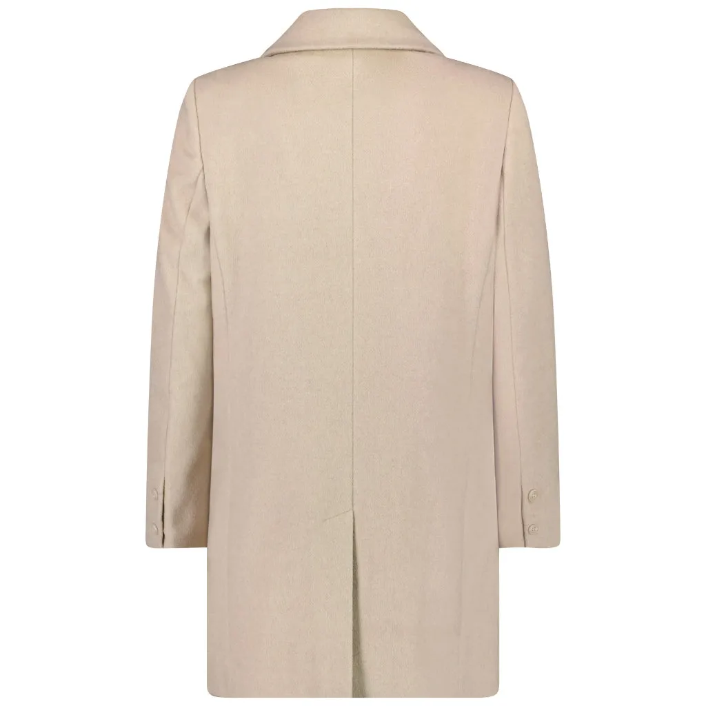 Maria Women's Wool Blazer - Oatmeal