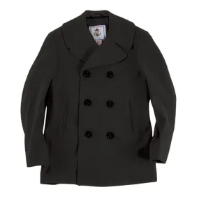 Men's Navigator Wool Peacoat— Black