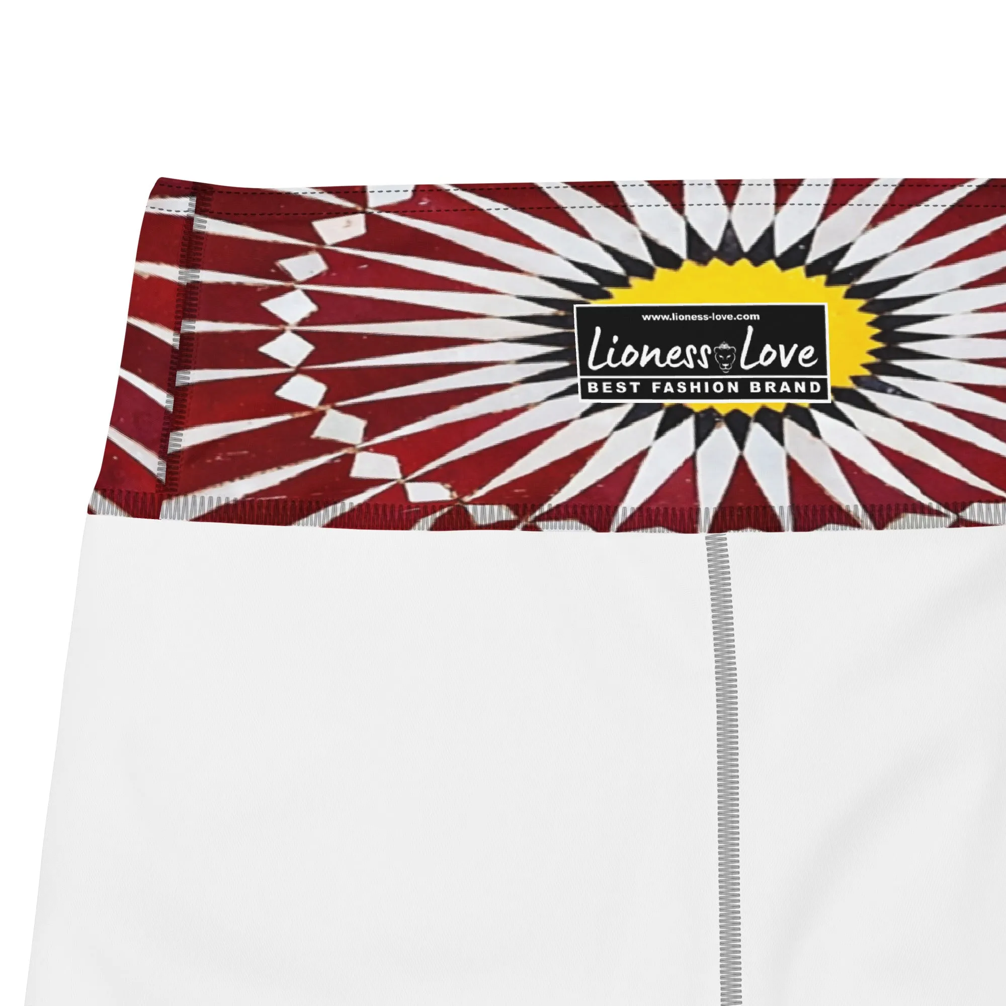 Mosaic Yoga Capri Leggings | Fitness Leggings, lioness-love