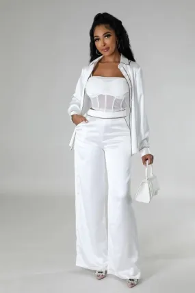My Way Ivory Tunic Top Two Piece Set