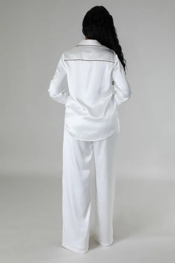 My Way Ivory Tunic Top Two Piece Set