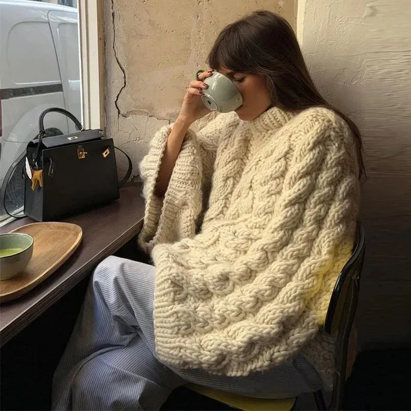 Oversized Loose Fit Knit Cardigan