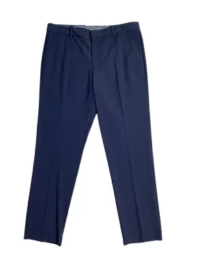 Perry Ellis Portfolio Men's Modern Fit Resolution Dress Pants Navy Blue 42 x 30