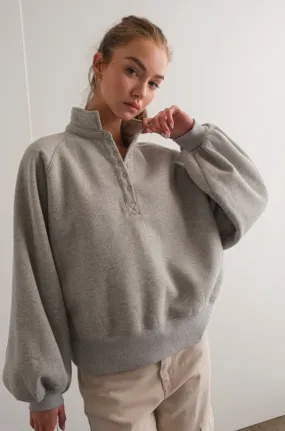 piper snap sweatshirt