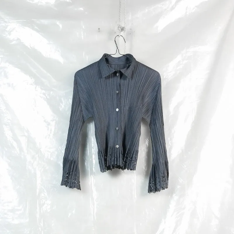 pleated two piece set