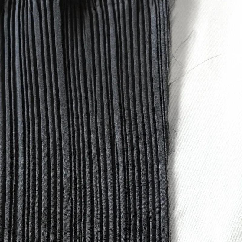 pleated two piece set