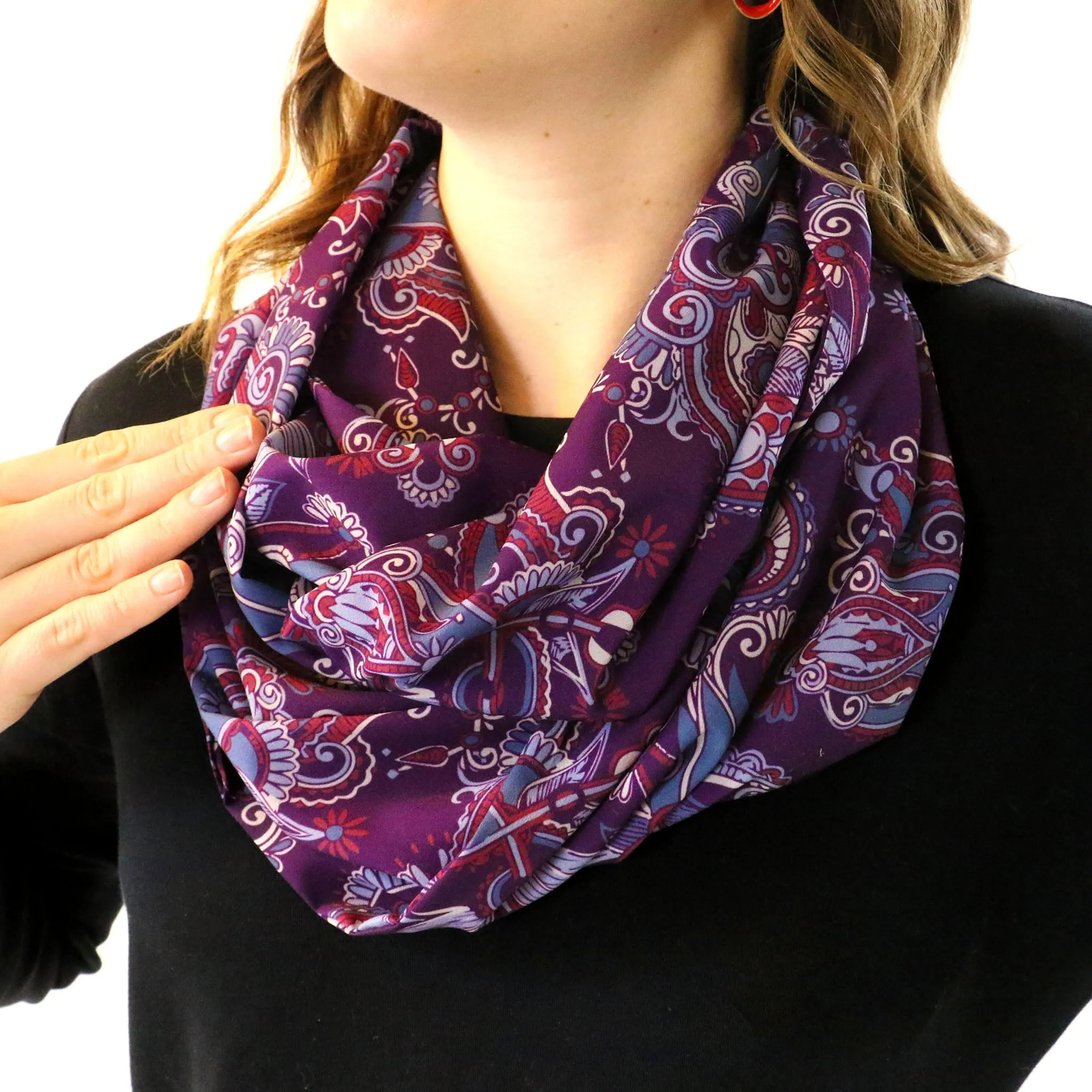 Prestige Paisley Infinity Scarf