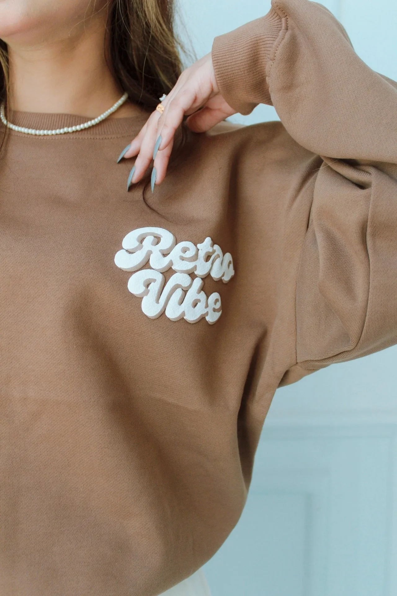 "RETRO VIBE" Oversized Sweatshirt