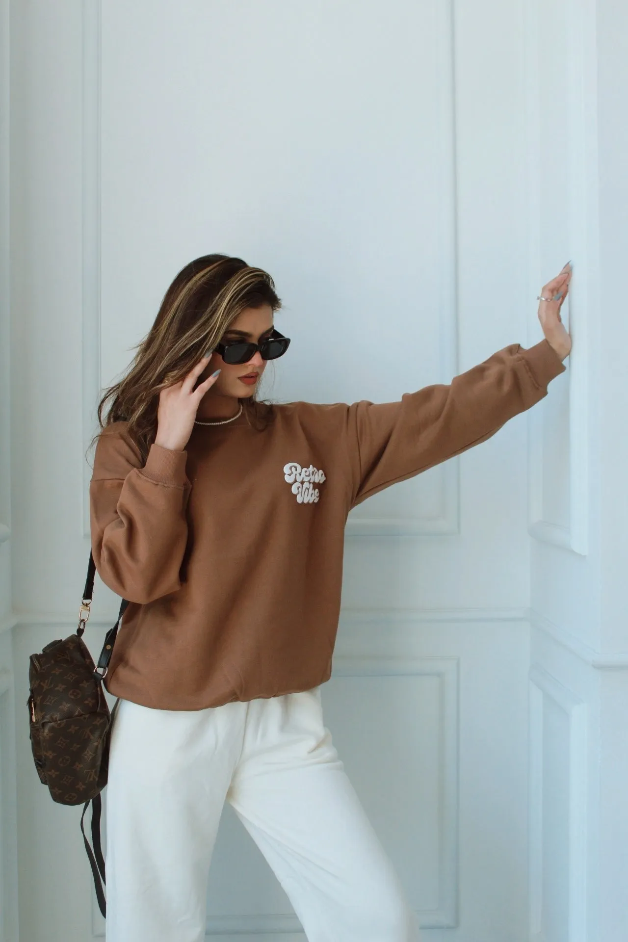 "RETRO VIBE" Oversized Sweatshirt