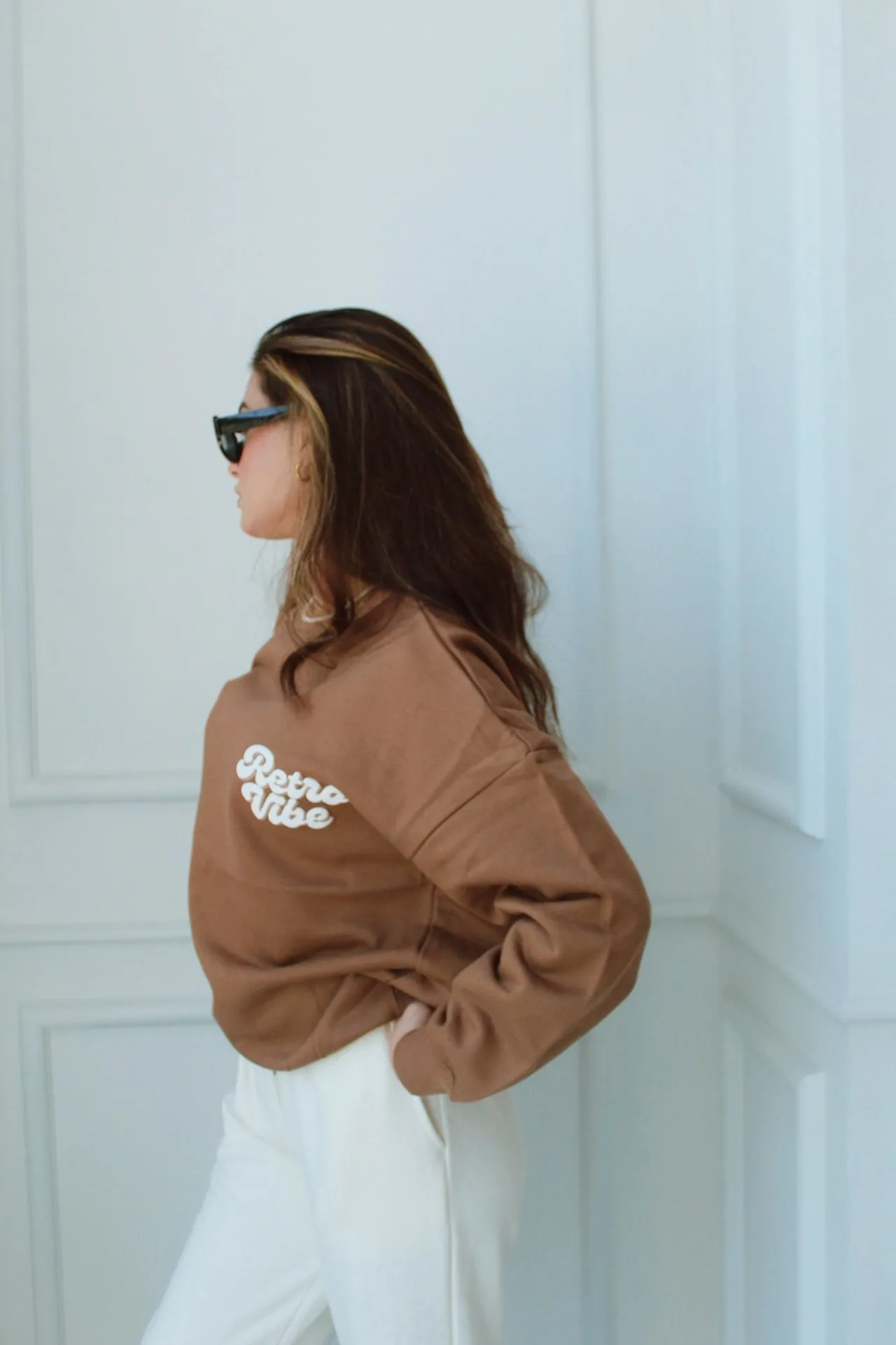 "RETRO VIBE" Oversized Sweatshirt