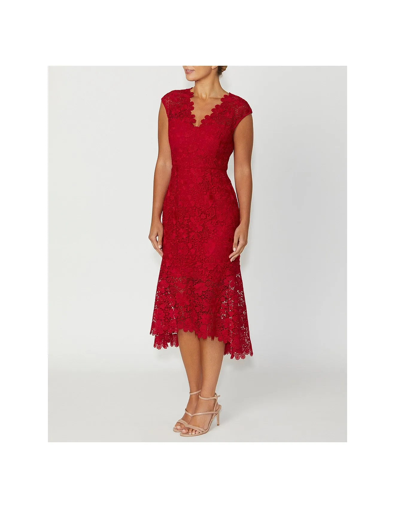 Red Lace Dress