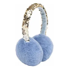 Rockahula Shimmer Sequin Earmuffs Blue