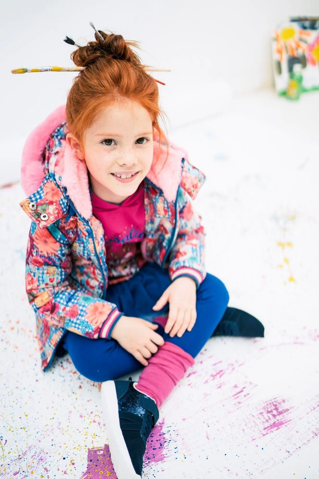ROSALITA SENORITAS Jungfrau Girls Padded Coat with Faux Fur - CLEARANCE SALE