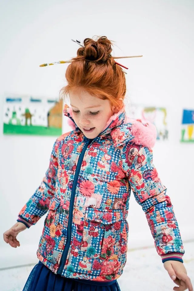 ROSALITA SENORITAS Jungfrau Girls Padded Coat with Faux Fur - CLEARANCE SALE
