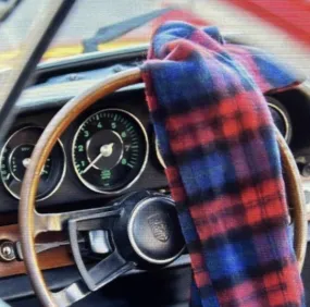 Scarf - Tartan - Red-Blue-Black