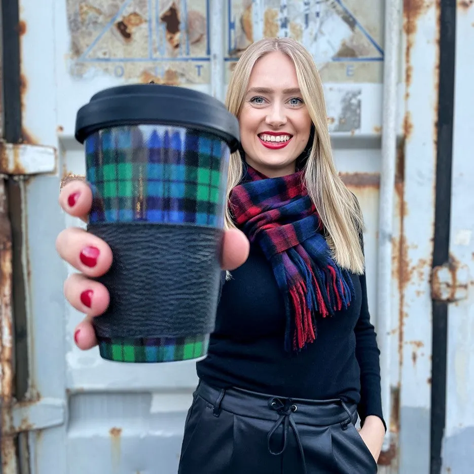 Scarf - Tartan - Red-Blue-Black