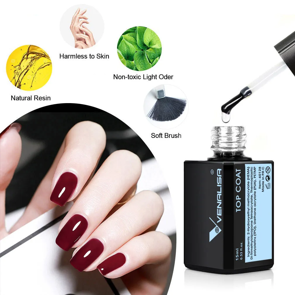 Shiny Tempered Top Coat 15ml