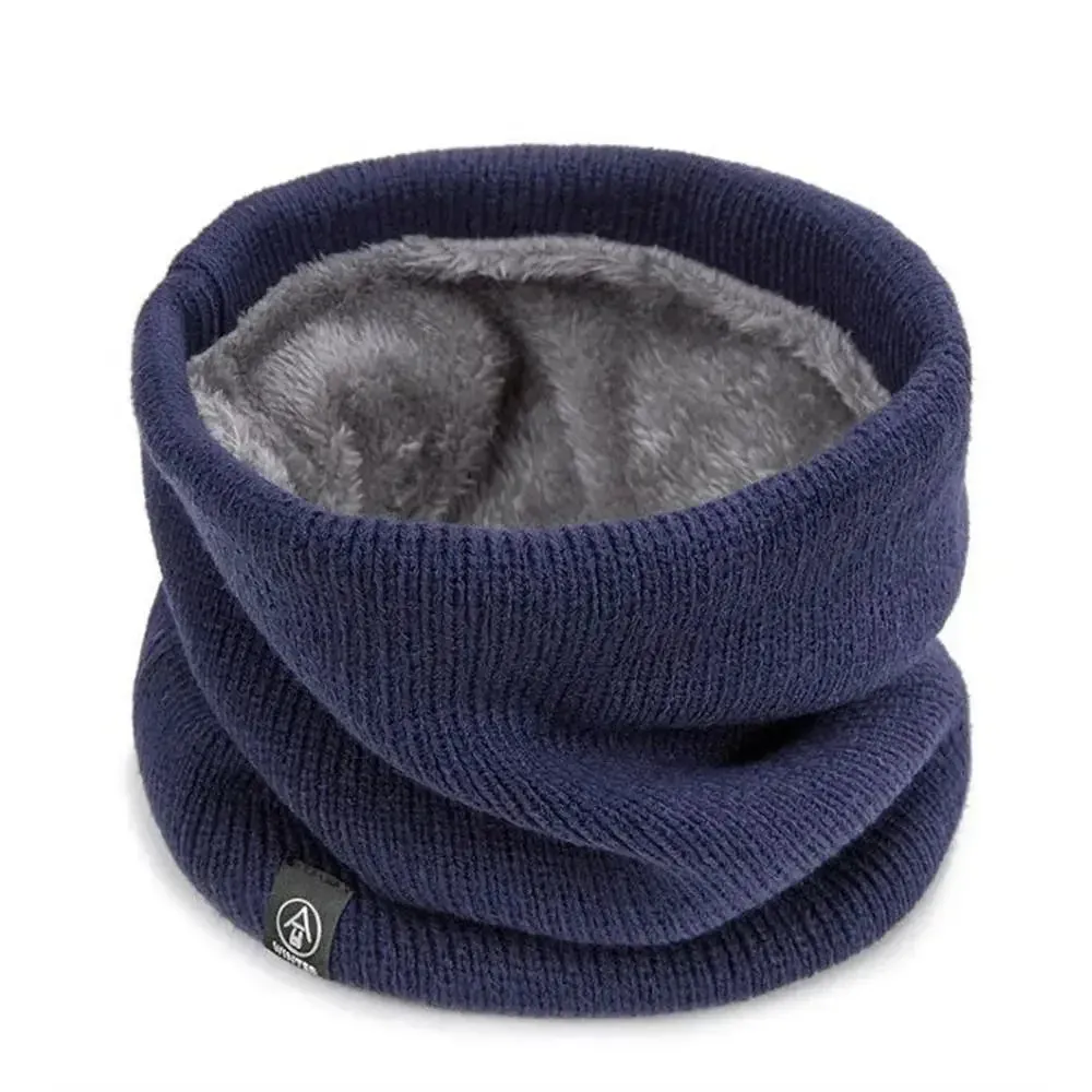 Soft Knitted Neck Warmer Scarf - Winter Face Cover