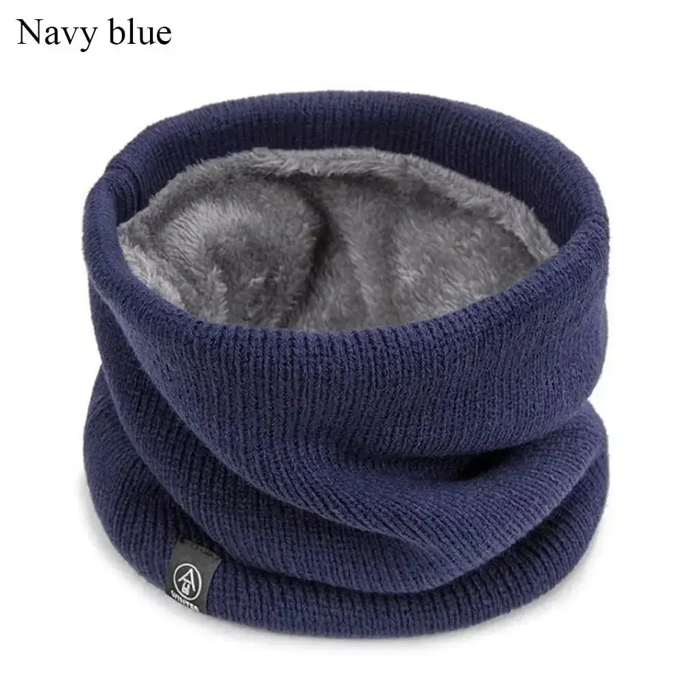 Soft Knitted Neck Warmer Scarf - Winter Face Cover