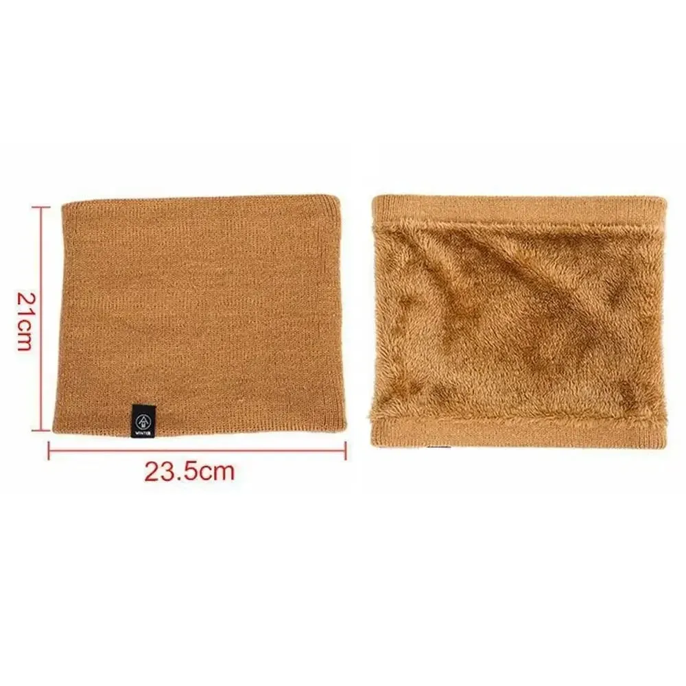 Soft Knitted Neck Warmer Scarf - Winter Face Cover