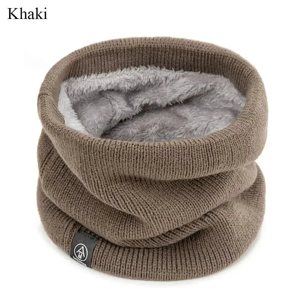 Soft Knitted Neck Warmer Scarf - Winter Face Cover