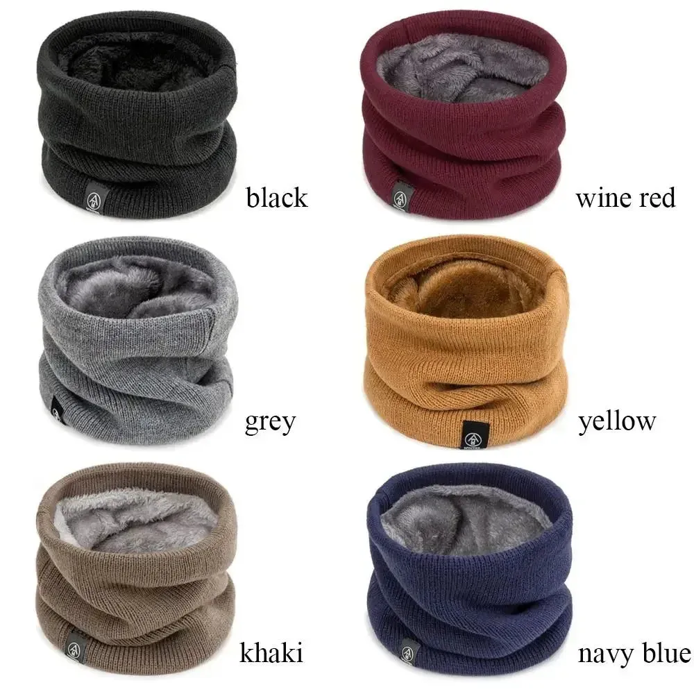 Soft Knitted Neck Warmer Scarf - Winter Face Cover