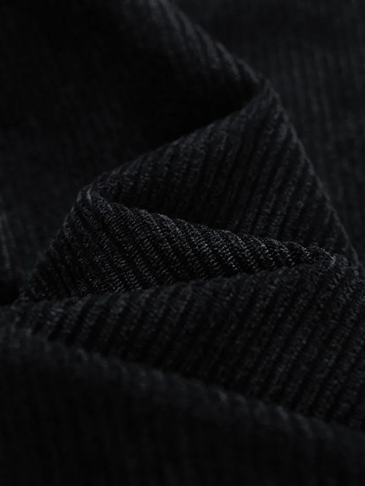 Solid Corduroy Joggers With Drawstring