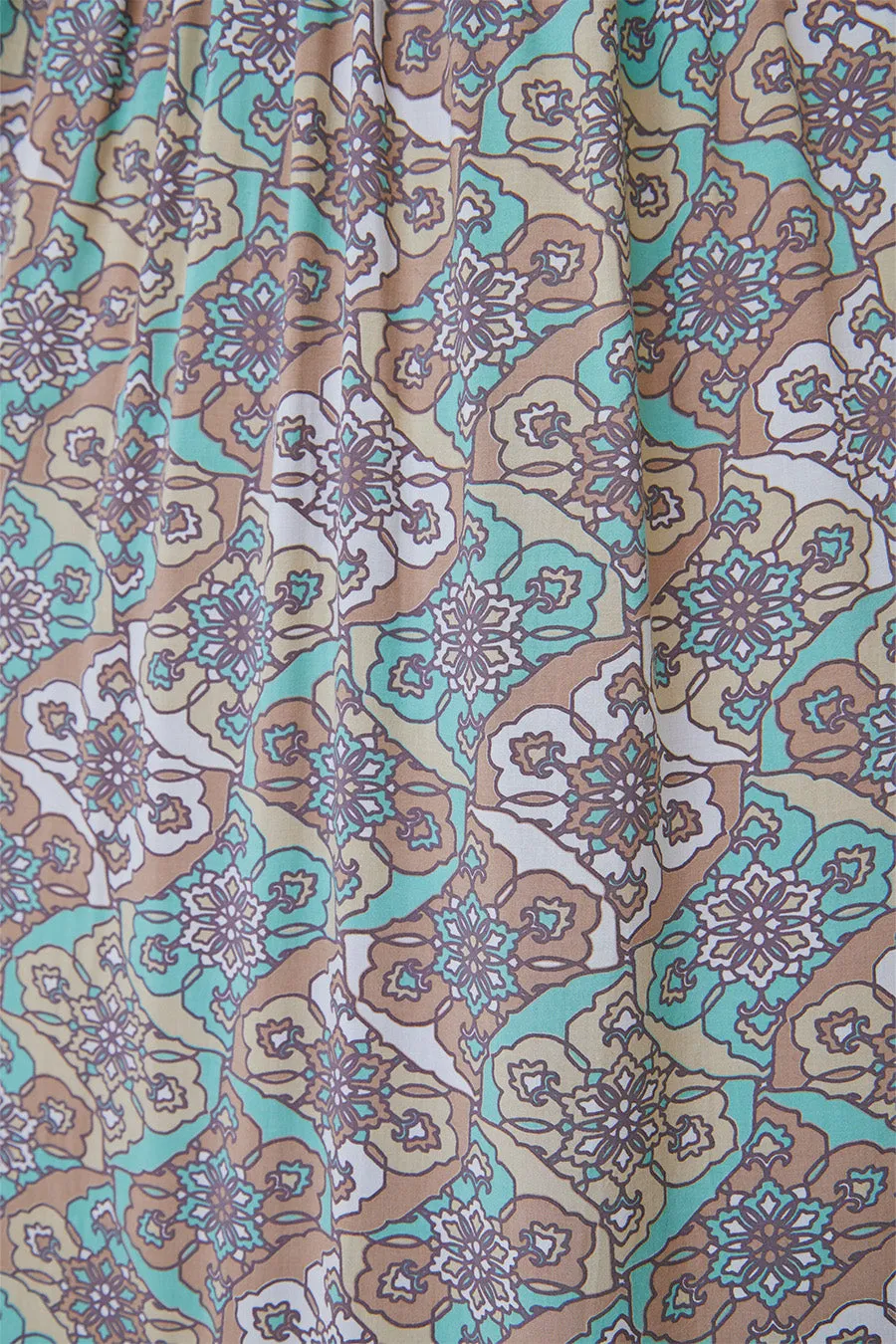 SOLSTICE LONG TUNIC // PSYCHEDELIC PRINT WITH LACE