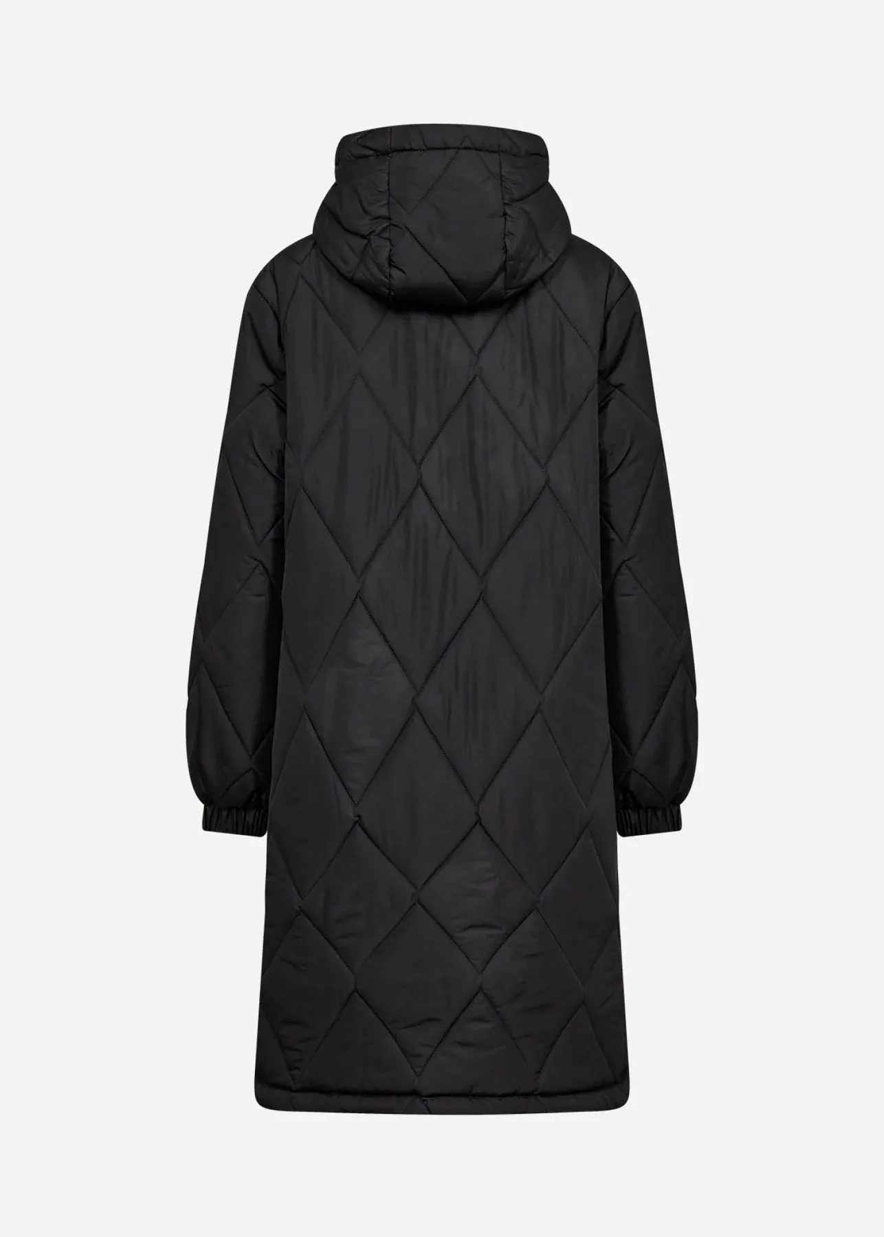 Soya Concept - Fenya Thick Quilted Coat in Black