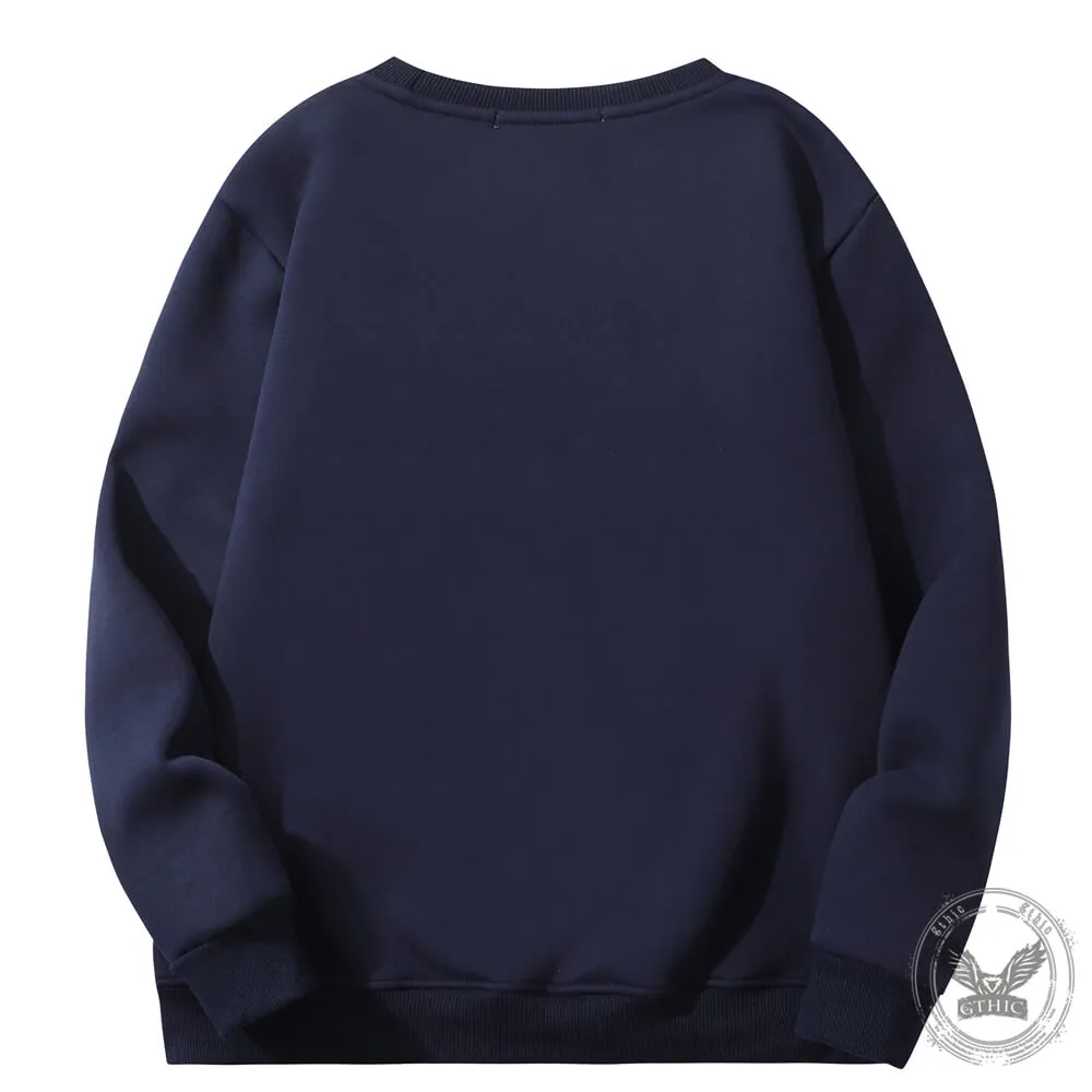 Spit Preworkout In My Mouth Crew Collar Fleece Sweatshirt