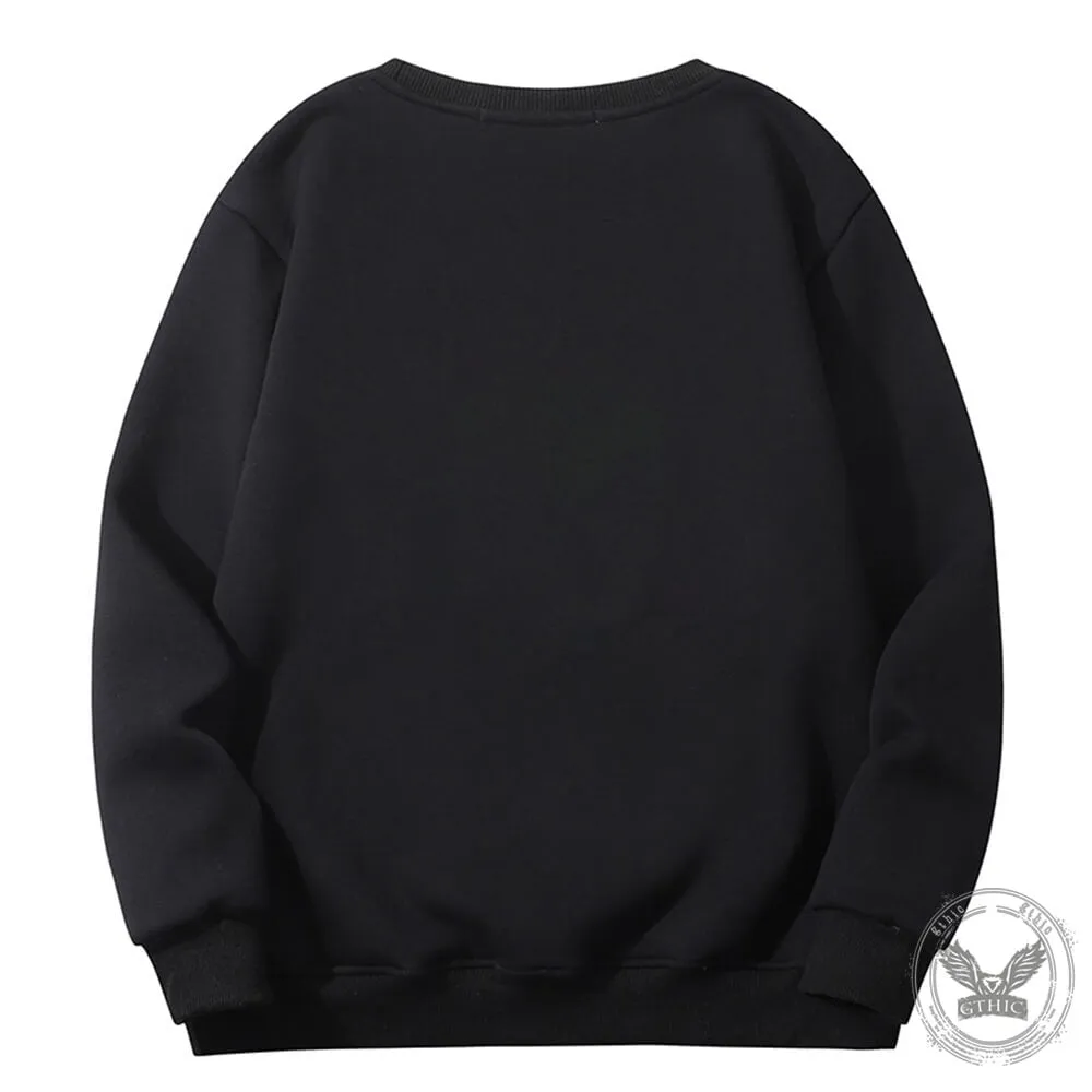 Spit Preworkout In My Mouth Crew Collar Fleece Sweatshirt