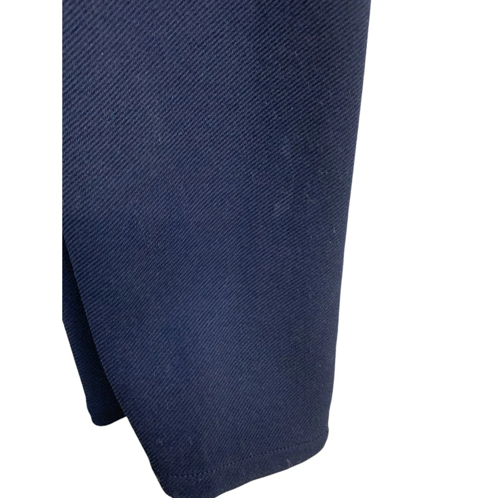 St. John Sport By Marie Gray Straight Leg High Rise Navy Pants SZ 6