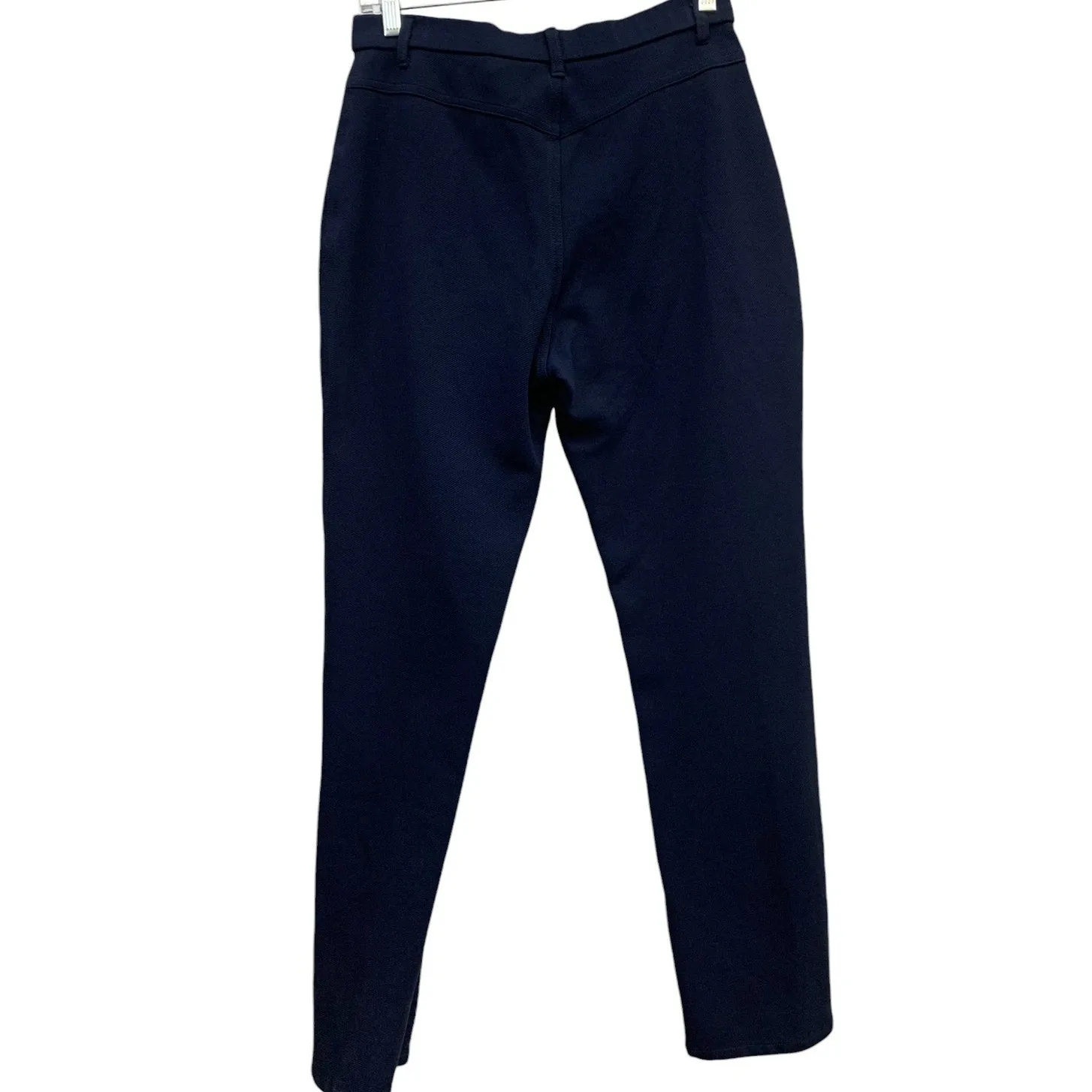 St. John Sport By Marie Gray Straight Leg High Rise Navy Pants SZ 6