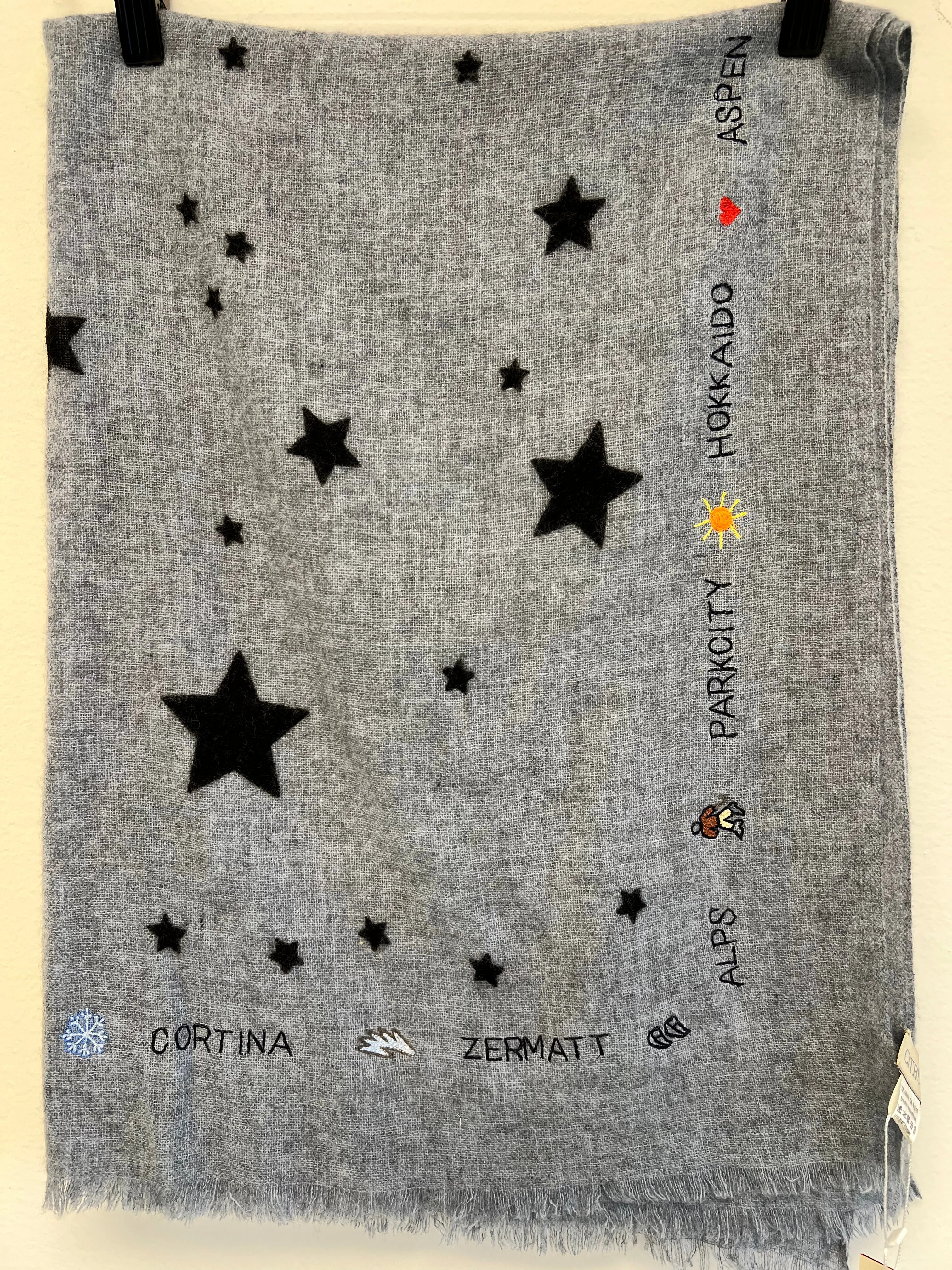 St. Motif Stars Scarf