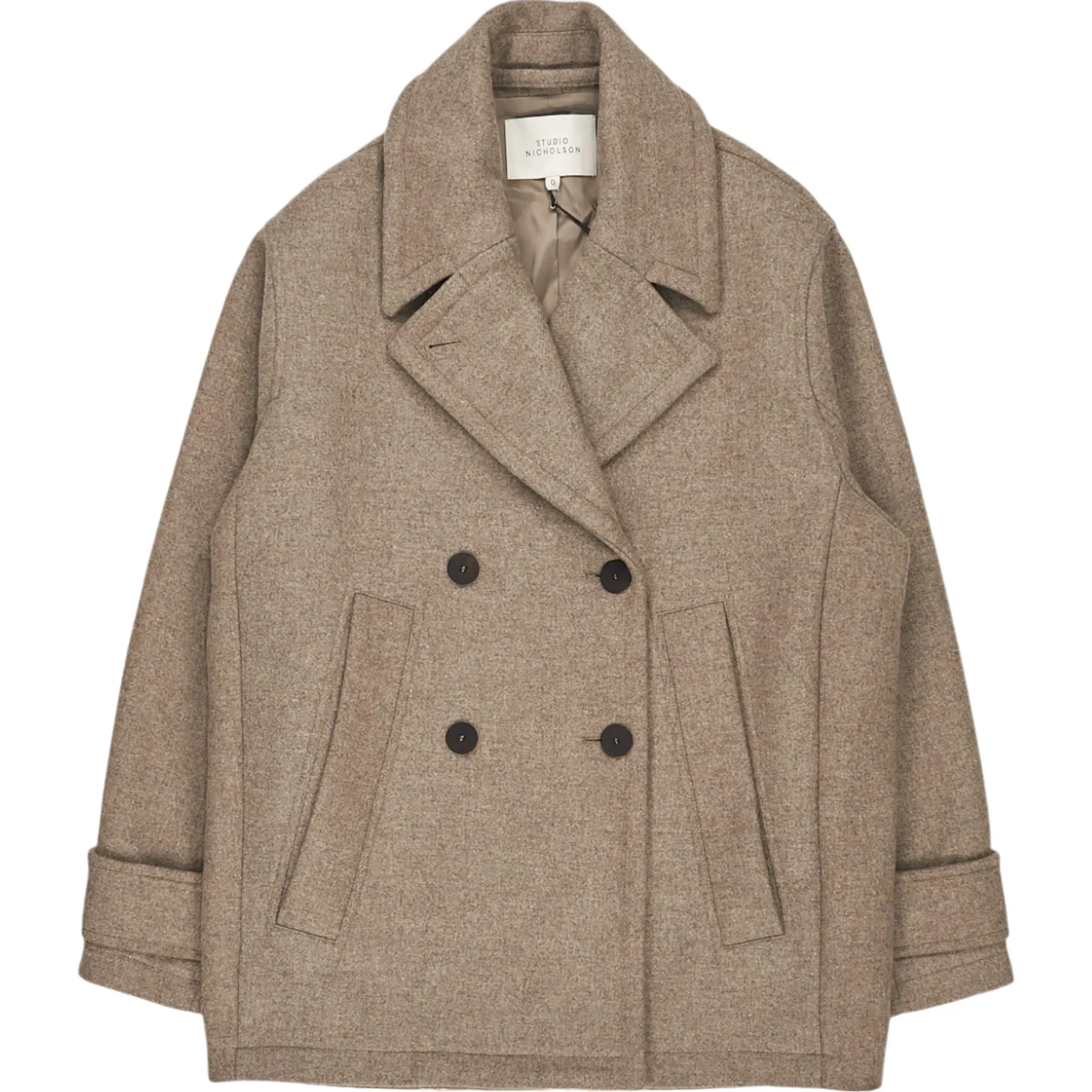 Studio Nicholson Beige Peacoat