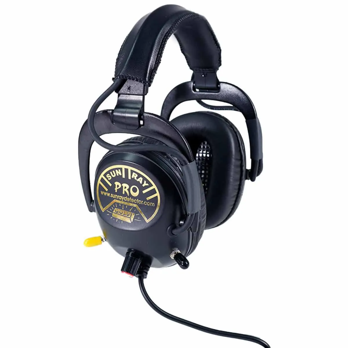 Sun Ray Sun Ray Pro Gold Universal Metal Detector Headphones w/ Angled Plug - CTX Compatible