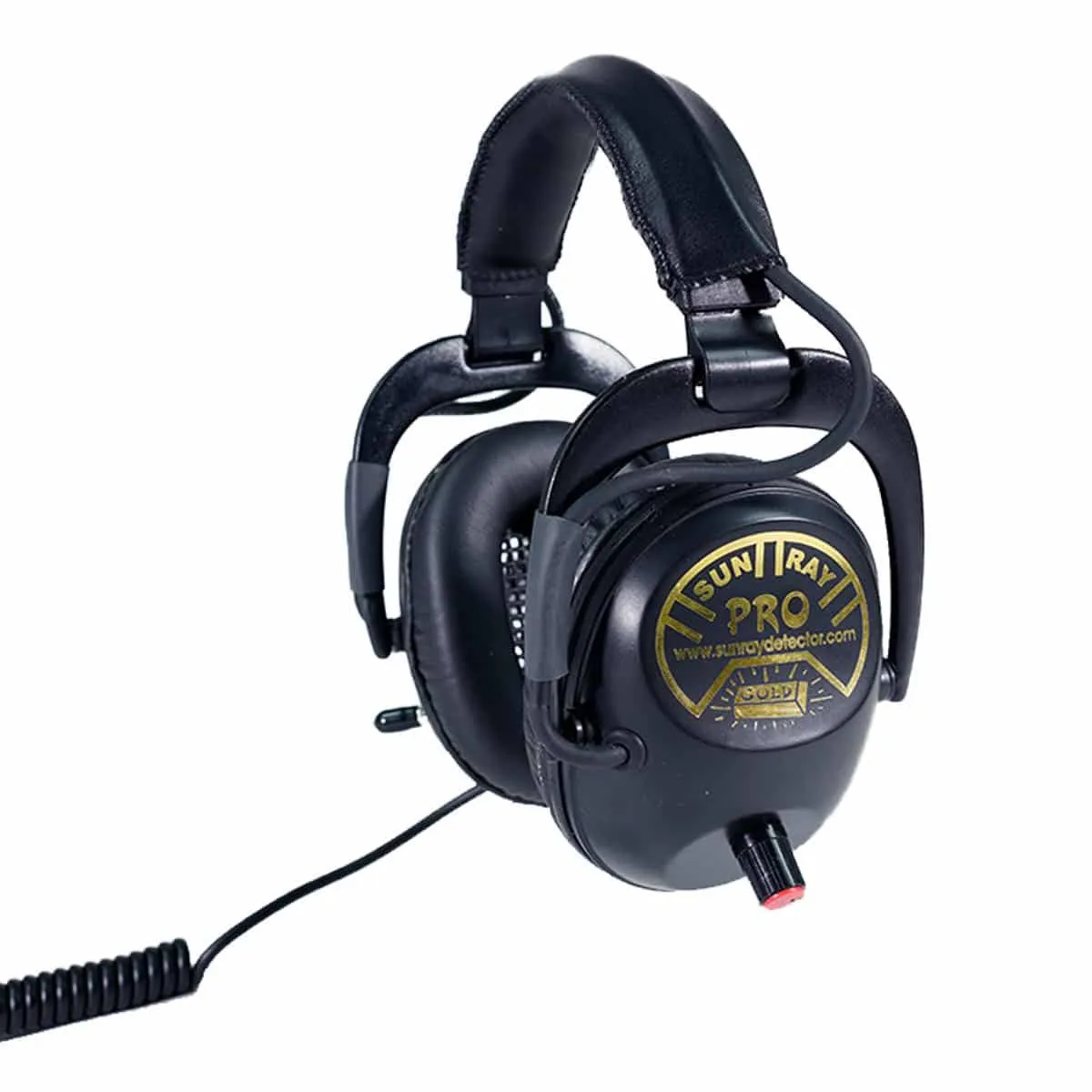 Sun Ray Sun Ray Pro Gold Universal Metal Detector Headphones w/ Angled Plug - CTX Compatible