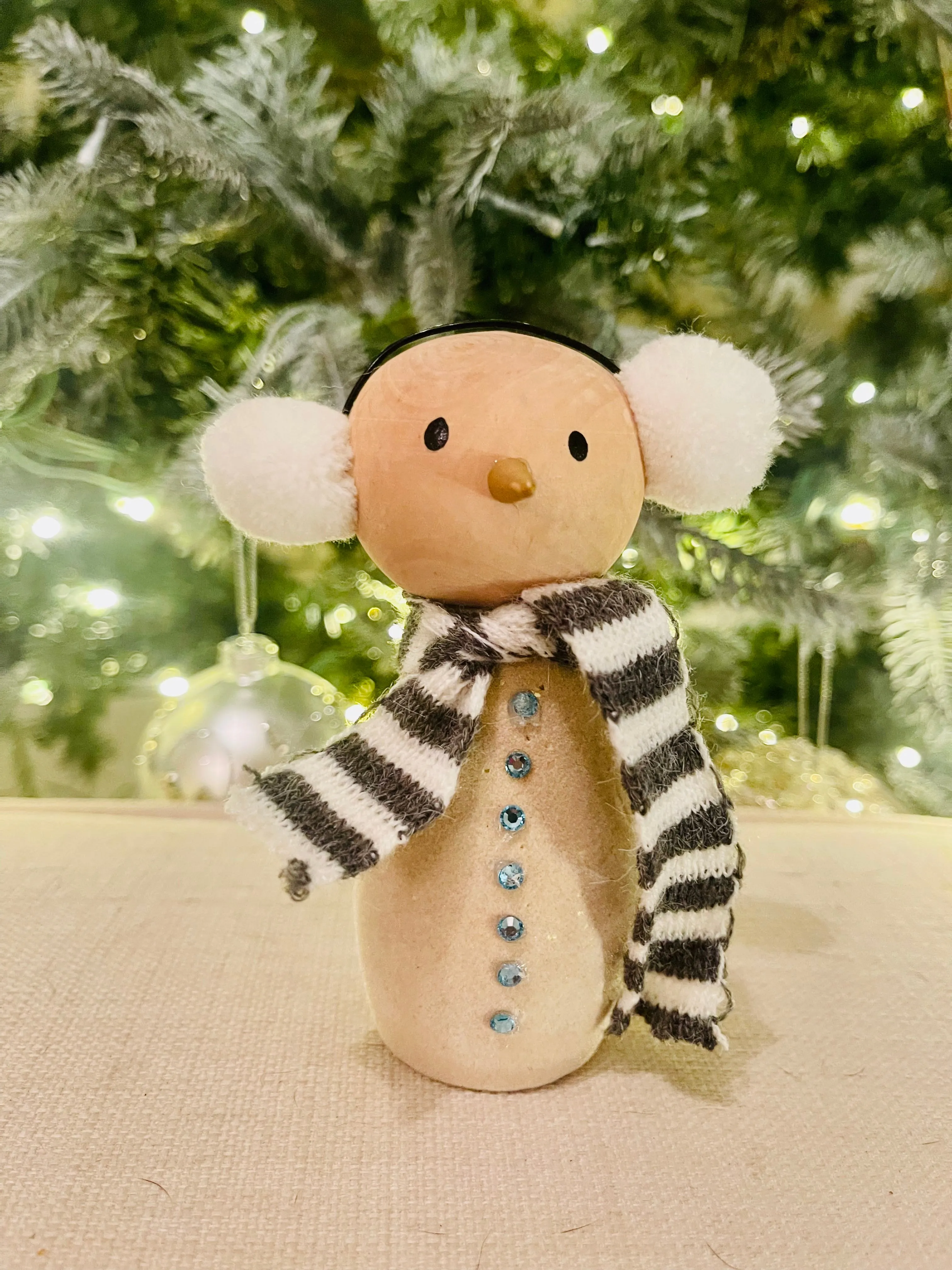 Swarovski Crystal Snowman - Extremely Cute Christmas Decoration