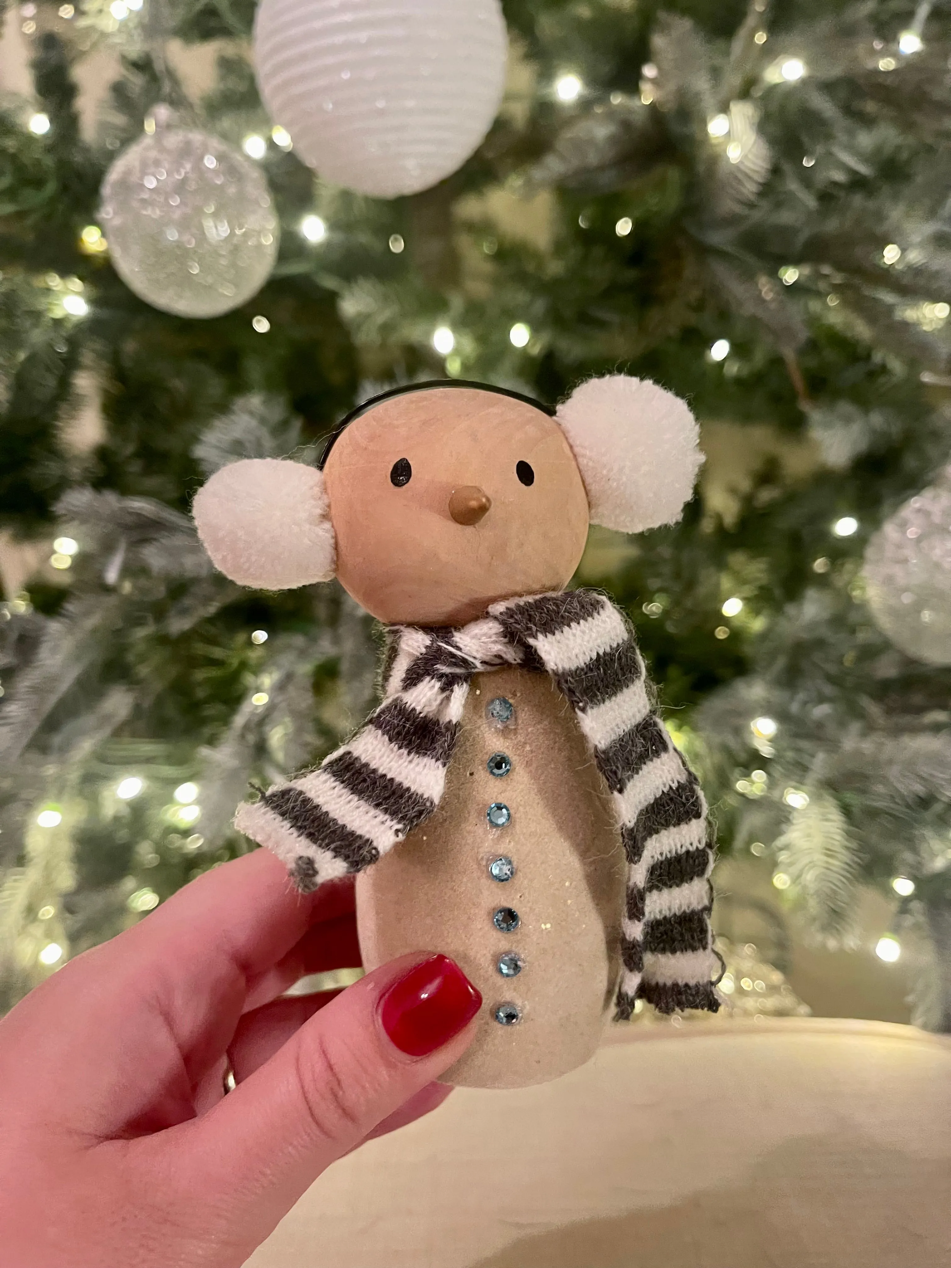Swarovski Crystal Snowman - Extremely Cute Christmas Decoration