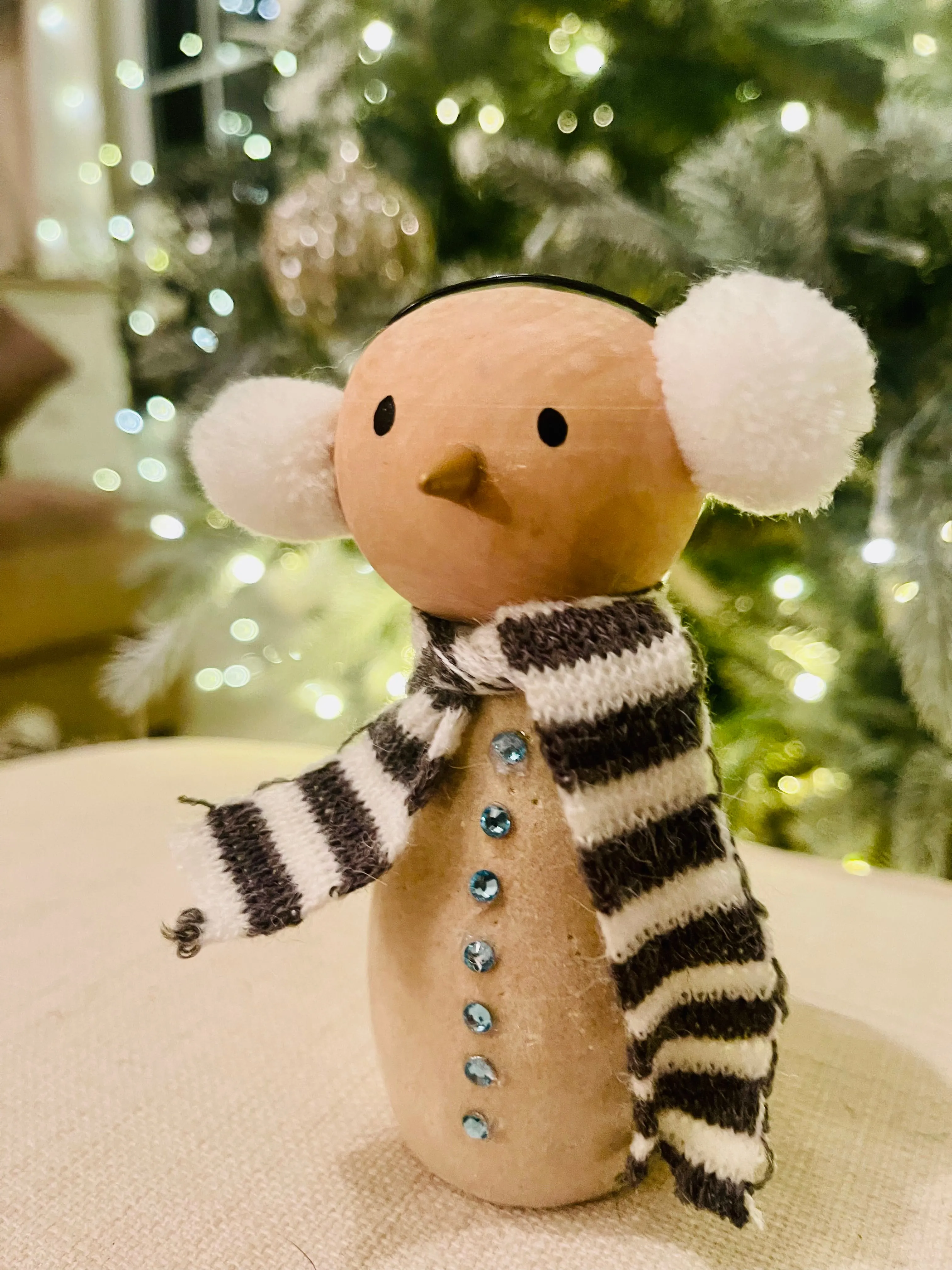 Swarovski Crystal Snowman - Extremely Cute Christmas Decoration