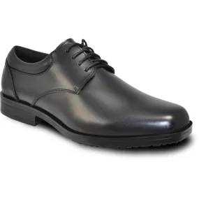VANGELO Men Slip Resistant Shoe NEWPORT Black Matte - Wide Width Available ?C Order One Size Up