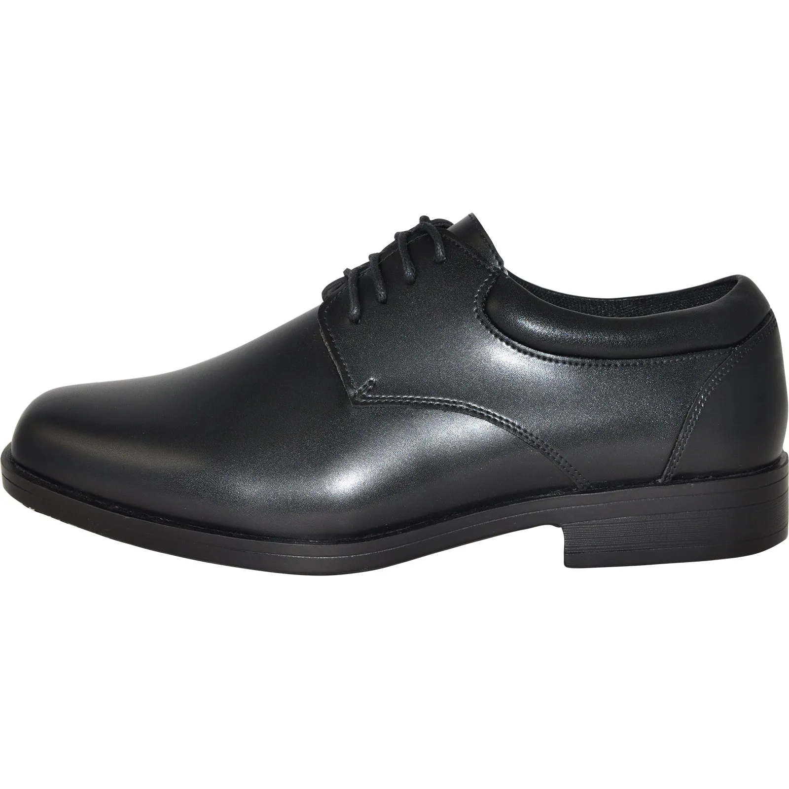 VANGELO Men Slip Resistant Shoe NEWPORT Black Matte - Wide Width Available ?C Order One Size Up