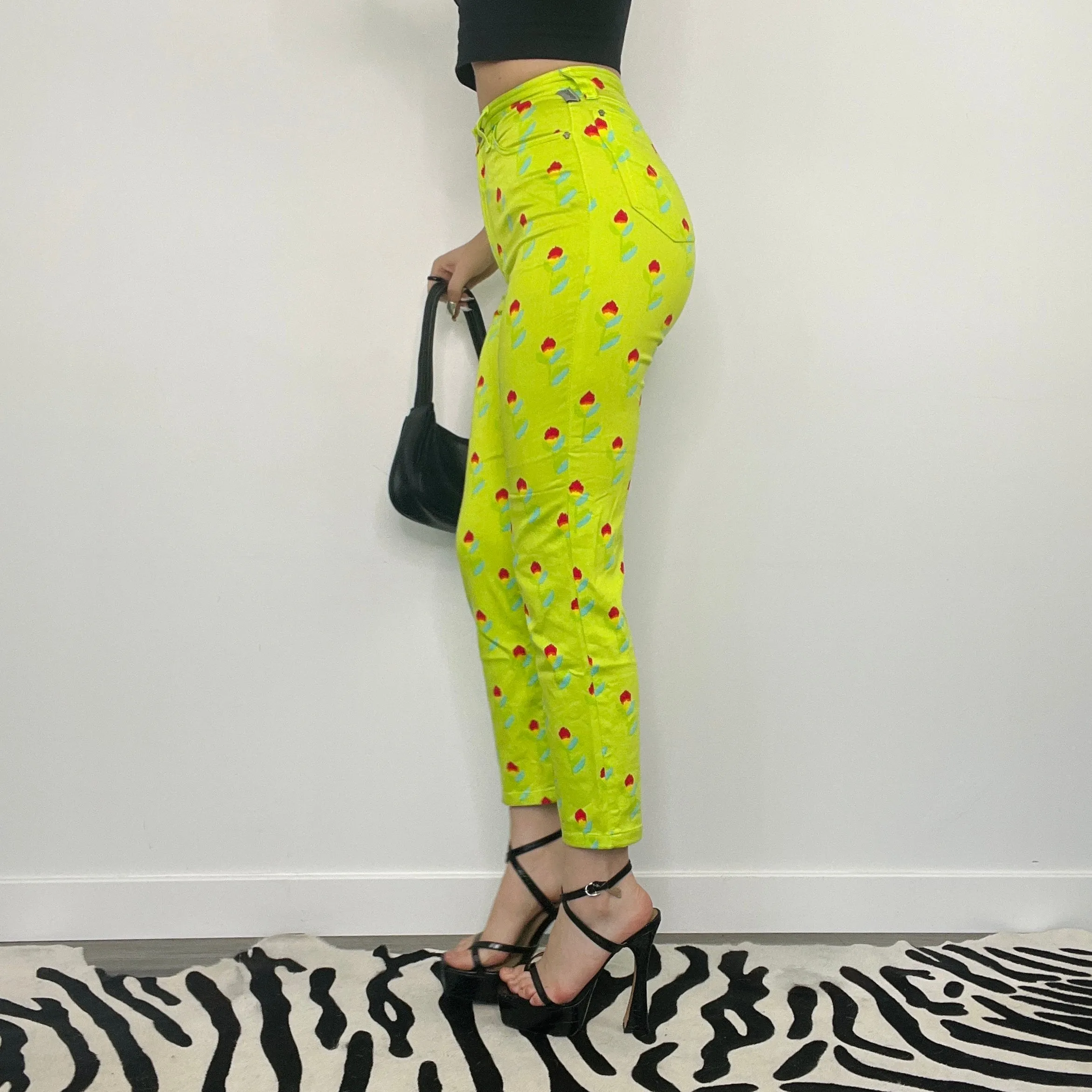 Versace Vintage Floral Pants
